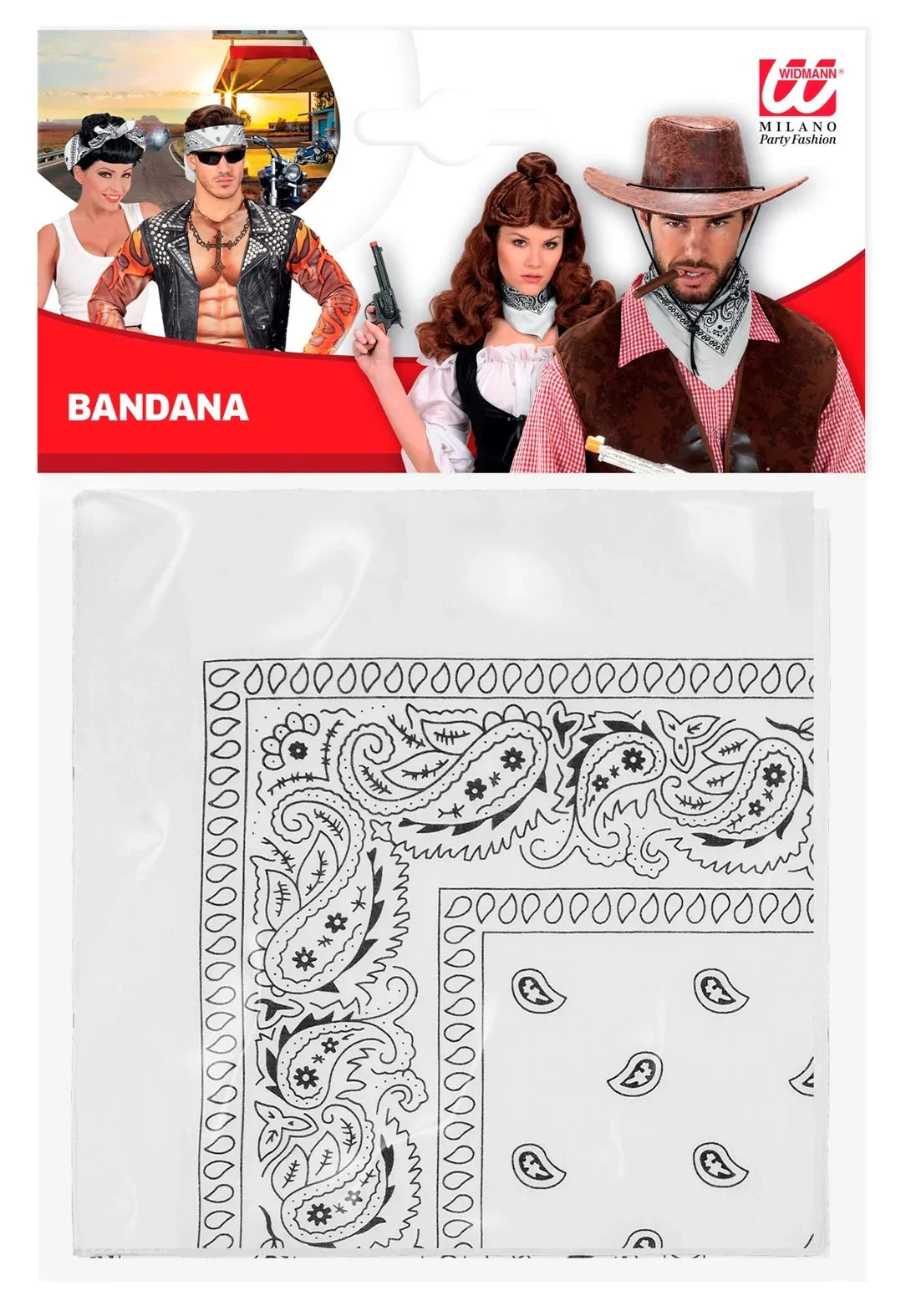 Pañuelo Bandana Blanco para Adulto Pañuelos y Bandanas Widmann