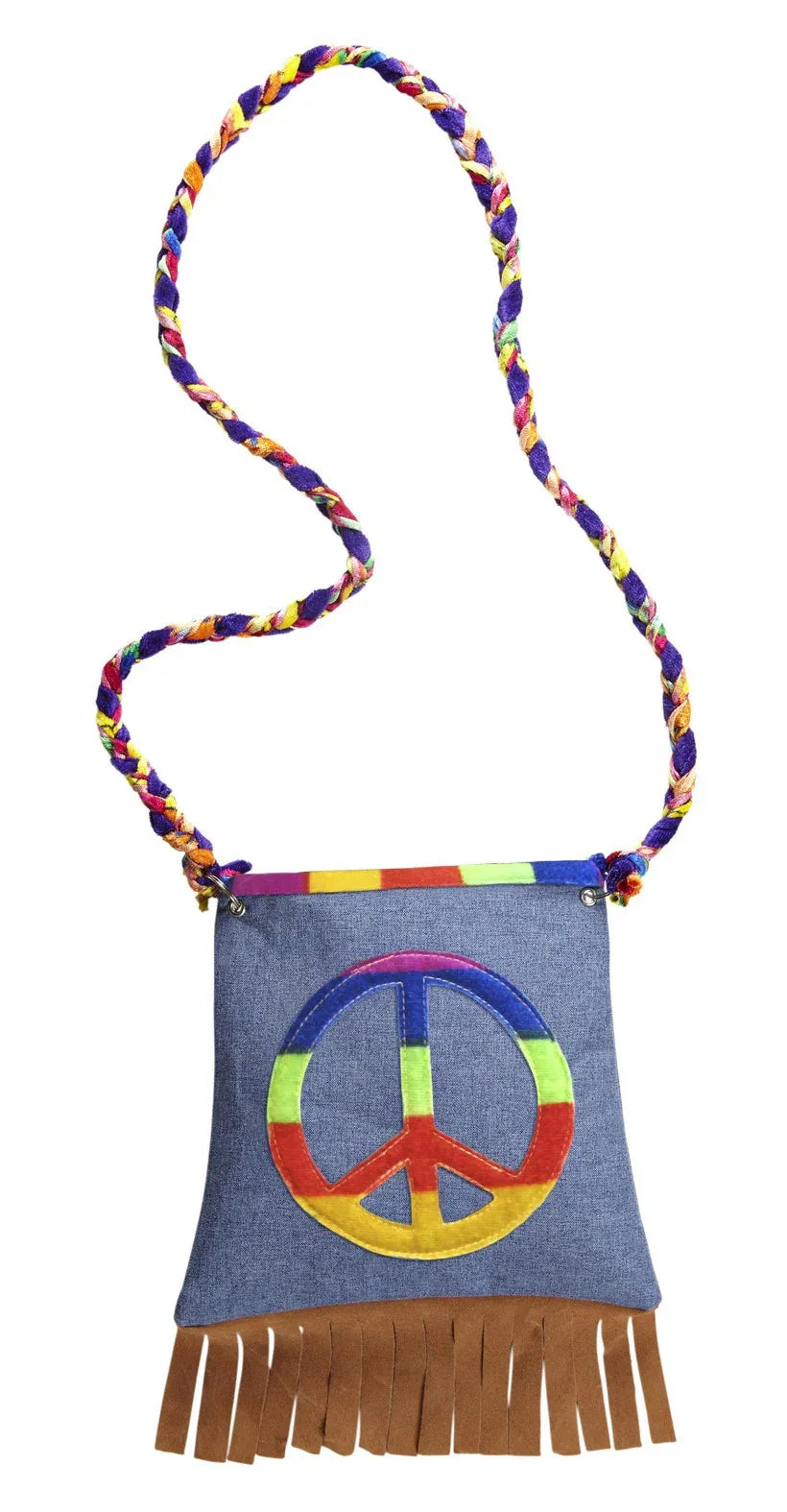Bolso Hippie con el Símbolo de la Paz Complementos Hippies Widmann
