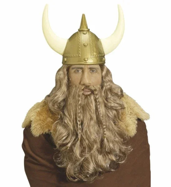 Casco Vikingo con Cuernos y Pico Cascos Widmann