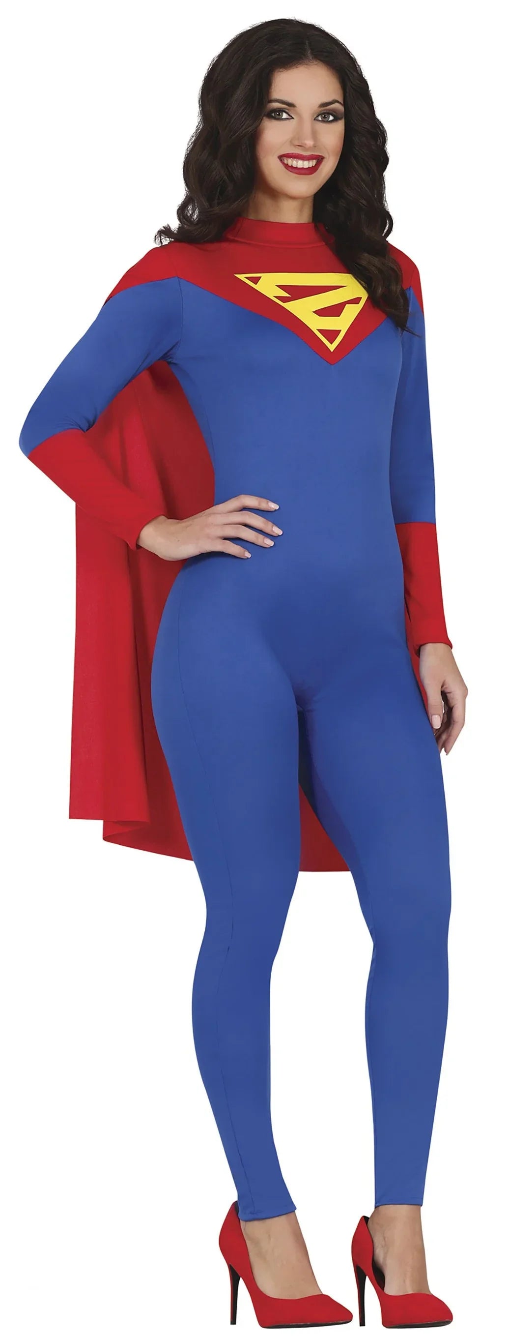 Disfraz de Supergirl con Capa para Mujer Superman y Supergirl Guirca