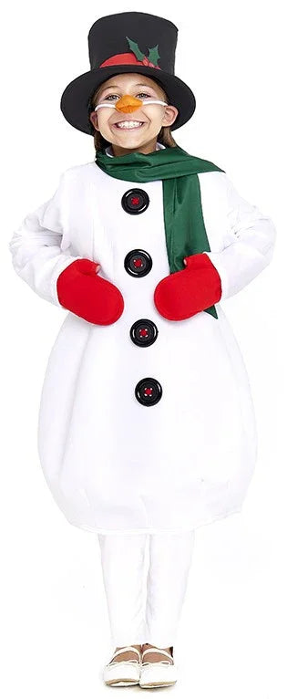Disfraz de Muñeco de Nieve Navideño Infantil Muñecos de Nieve Partilandia