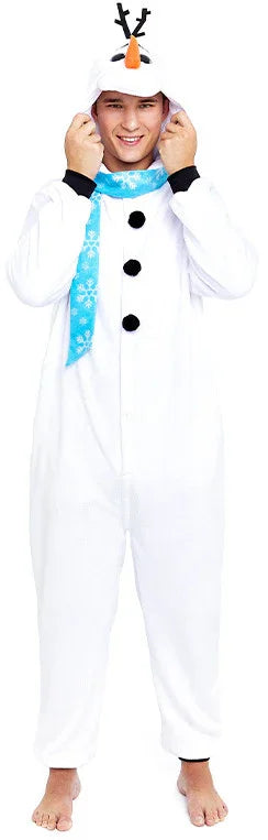 Disfraz de Muñeco de Nieve Pijama para Adulto Muñecos de Nieve Partilandia
