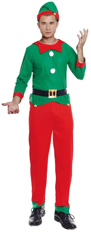 Disfraz de Elfo de Navidad Travieso para Hombre Elfos Navideños Partilandia