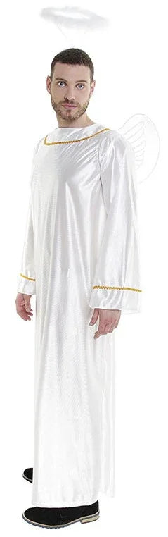 Disfraz de Ángel Navideño con Alas para Hombre Ángeles Partilandia