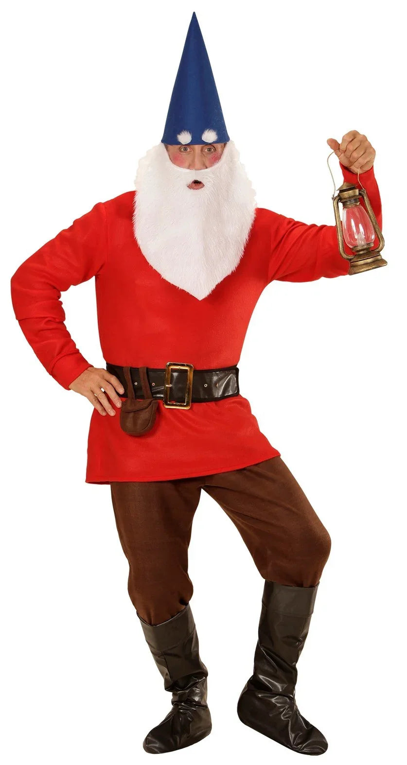Disfraz de Gnomo Rojo para Hombre Gnomo Widmann
