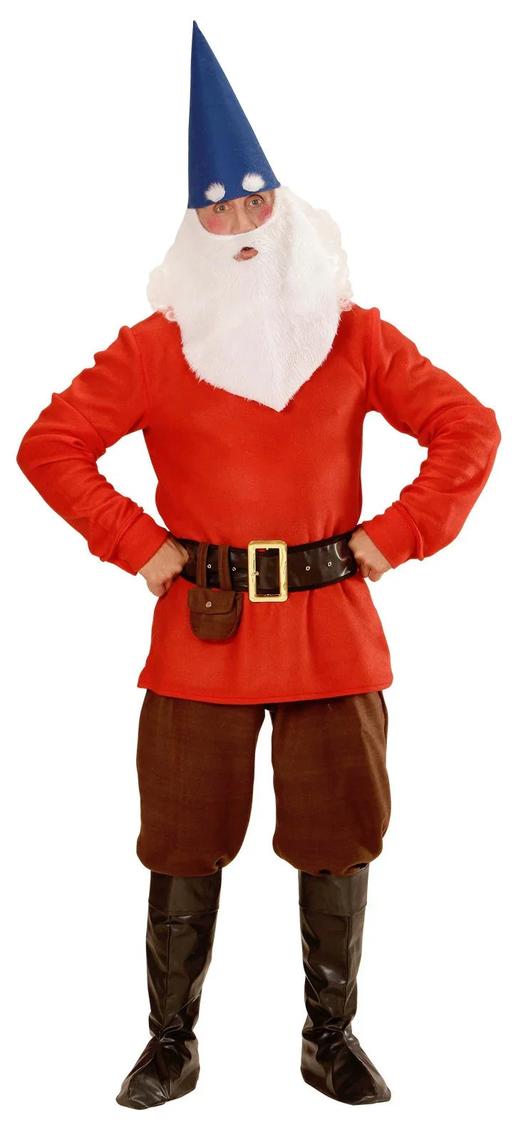 Disfraz de Gnomo Rojo para Hombre Gnomo Widmann