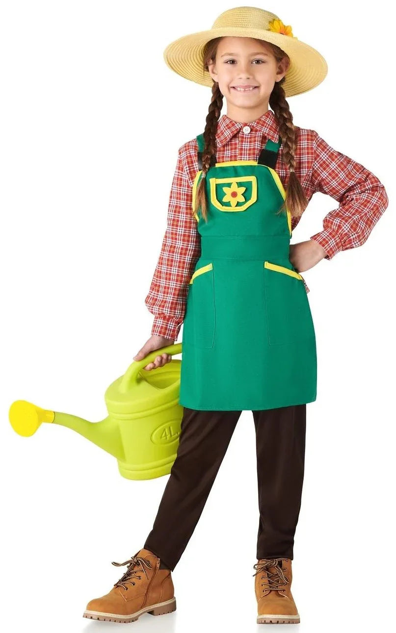 Disfraz de Jardinera para Niña Granjeros Kimokawaii