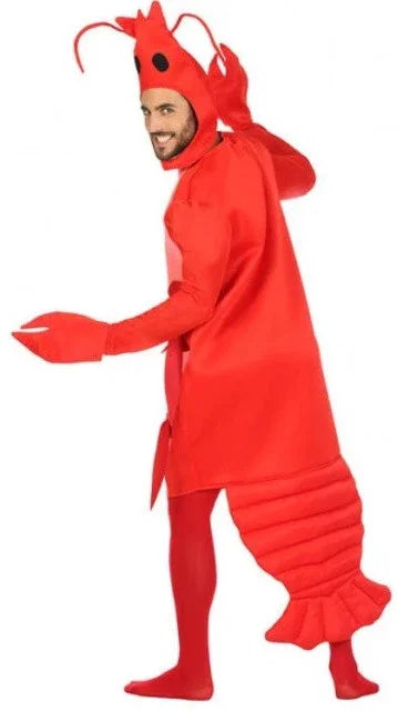 Disfraz de Langosta Marina para Adulto Cangrejo, Langosta y Gamba Atosa