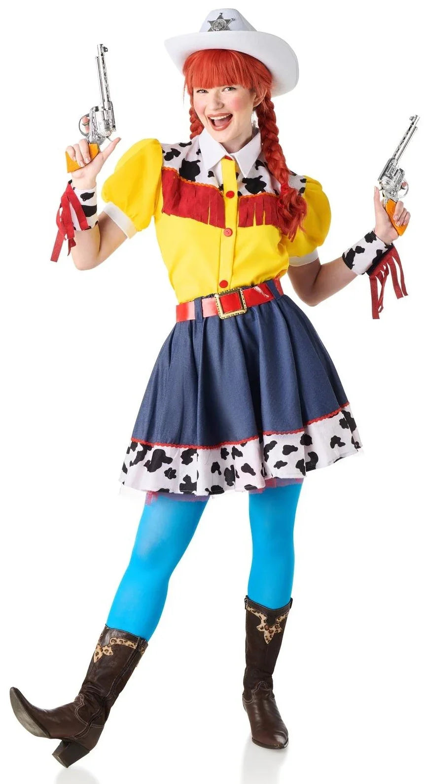 Disfraz de Vaquera Cowgirl de Rodeo para Mujer Vaquero Kimokawaii