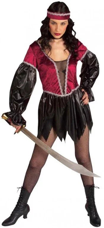 Disfraz de Corsaria Pirata para Mujer Piratas Sustitución