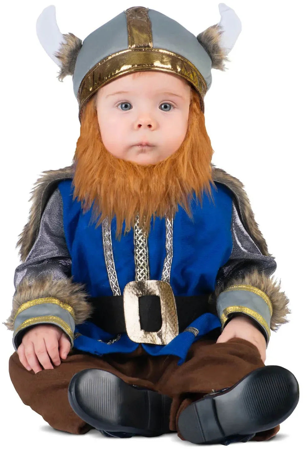 Disfraz de Vikingo con Barba para Bebé Vikingos Infantiles Viving