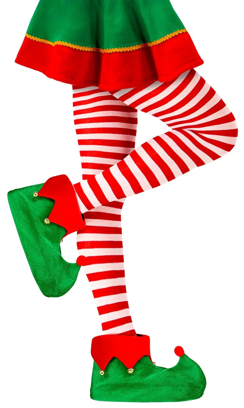 Pantys Navideños de Rayas Rojas y Blancas para Adulto Medias y Pantys Widmann