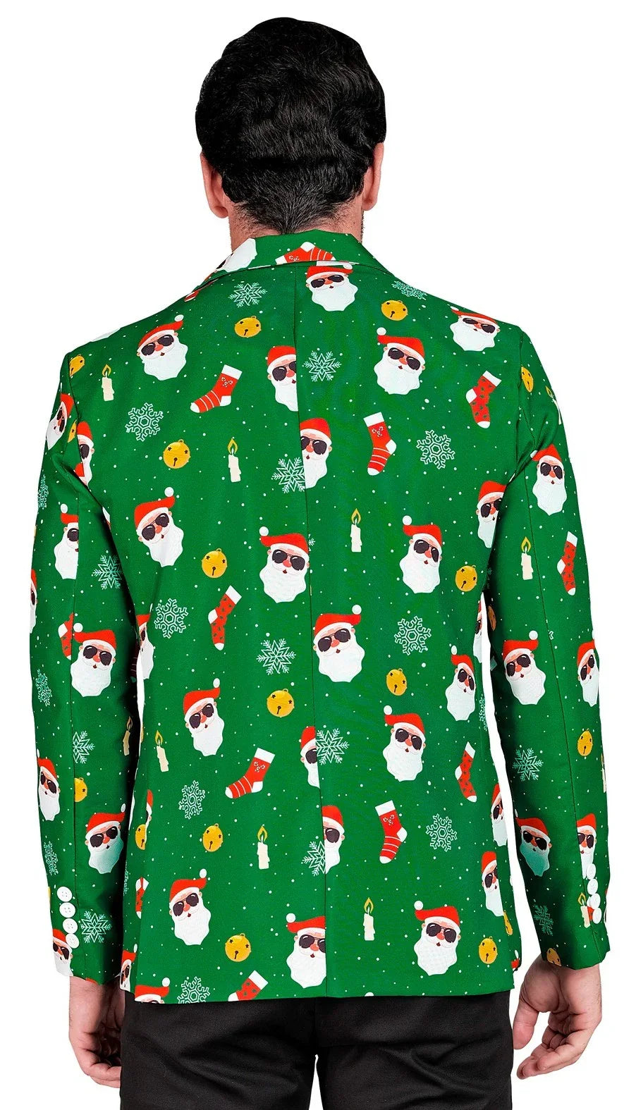 Chaqueta Americana de Papá Noel Verde para Hombre Chaquetas y Fracs Widmann