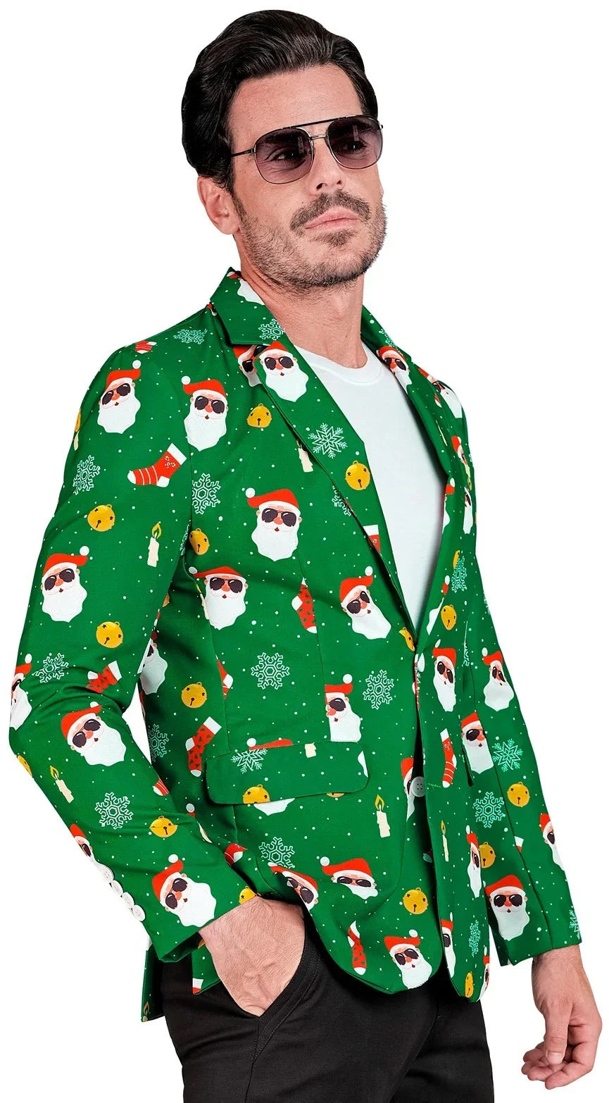 Chaqueta Americana de Papá Noel Verde para Hombre Chaquetas y Fracs Widmann