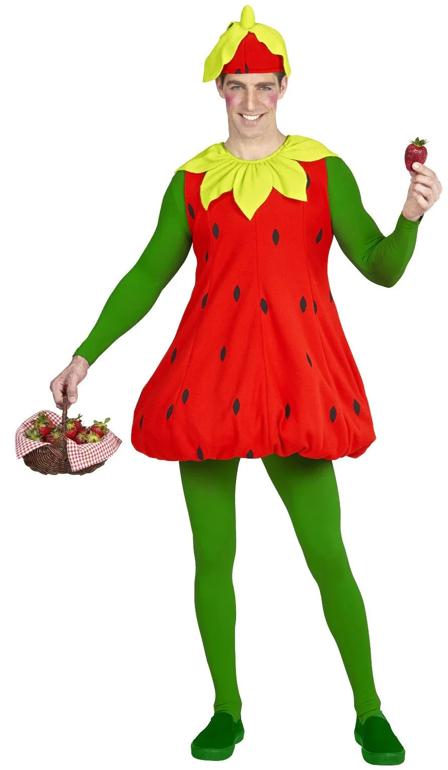 Disfraz de Fresa de Temporada para Adulto Fresa Widmann