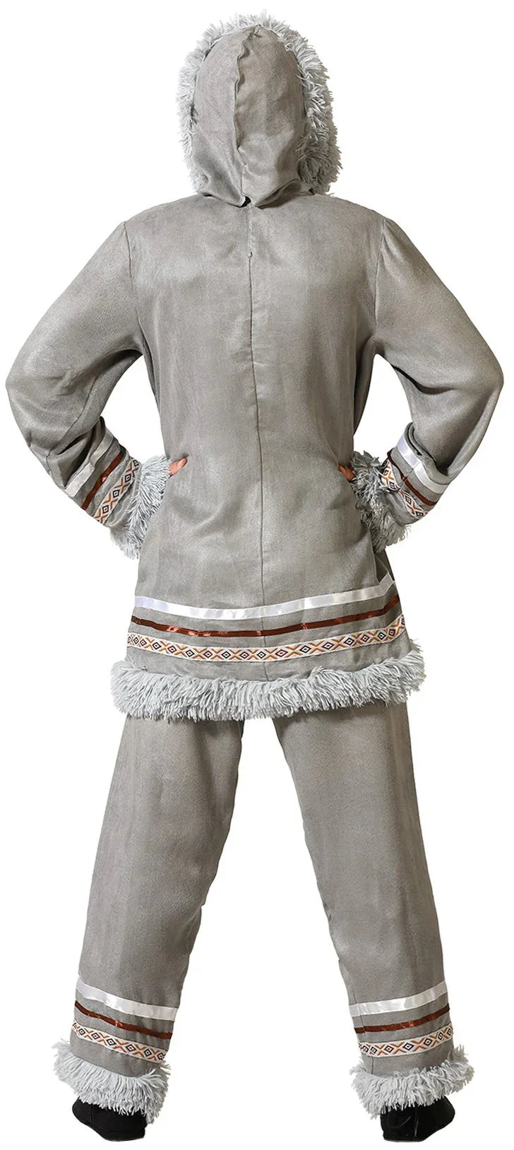 Disfraz de Esquimal Gris para Hombre Esquimales Atosa