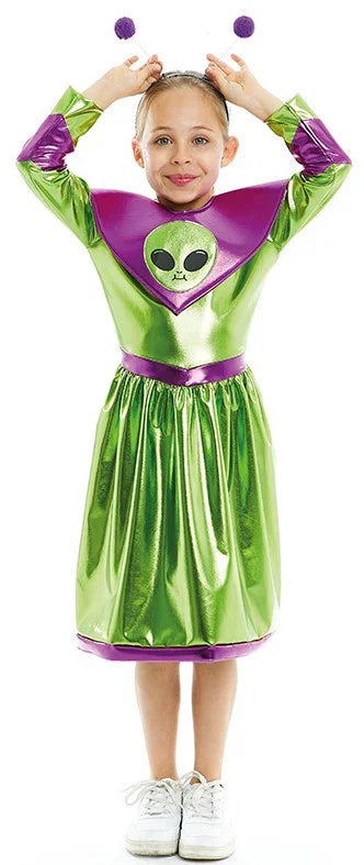 Disfraz de Extraterrestre Galáctica para Niña Extraterrestres Partilandia