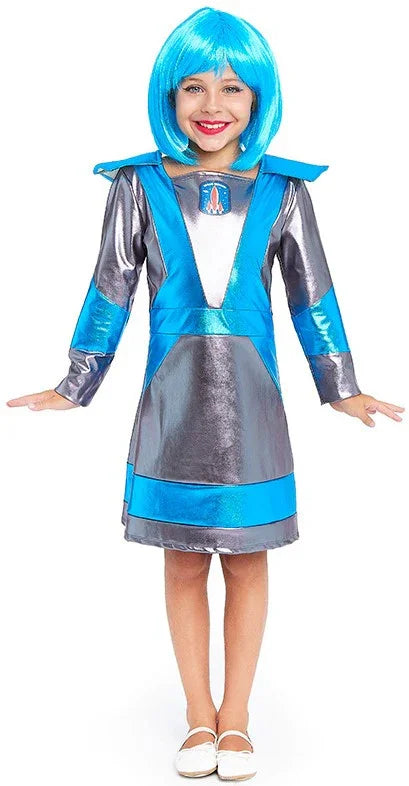 Disfraz de Viajera Galáctica para Niña Astronautas Infantiles Partilandia
