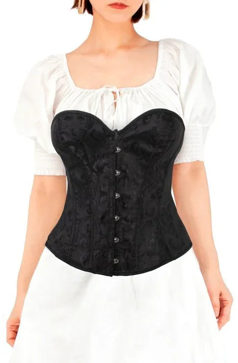 Corset Negro Estilo Barroco para Mujer Corsets Partilandia