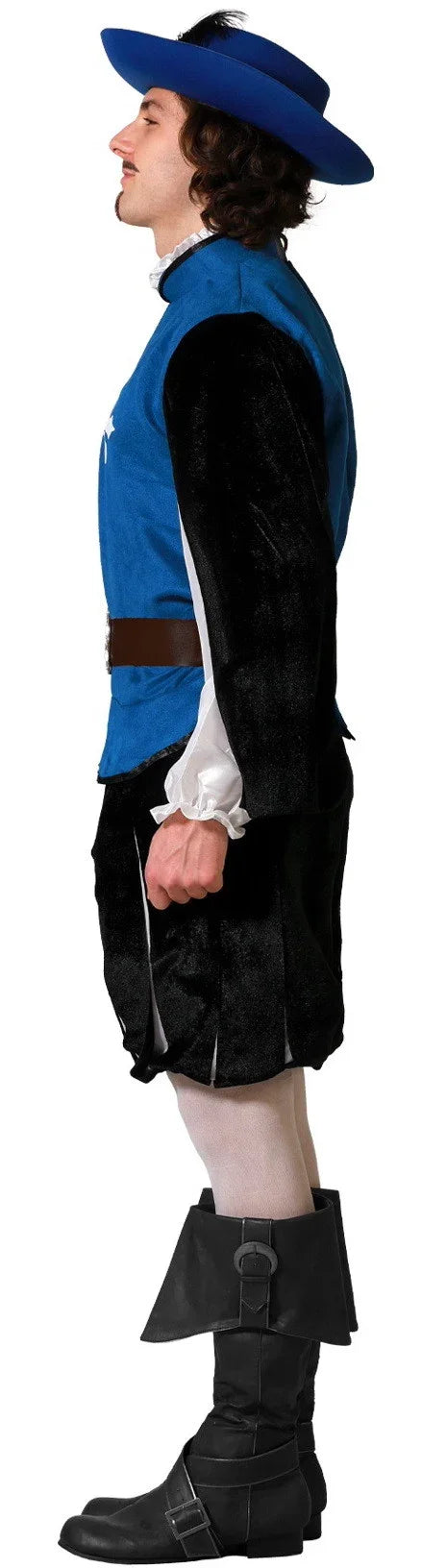 Disfraz de Mosquetero Azul para Hombre Mosquetero Atosa