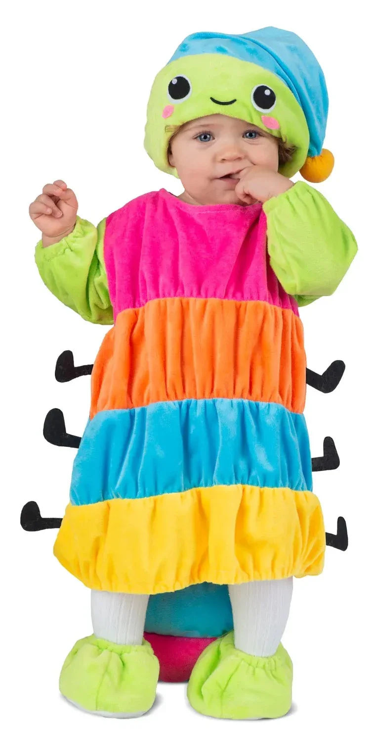 Disfraz de Gusiluz Colorido para Bebe Gusanos Viving