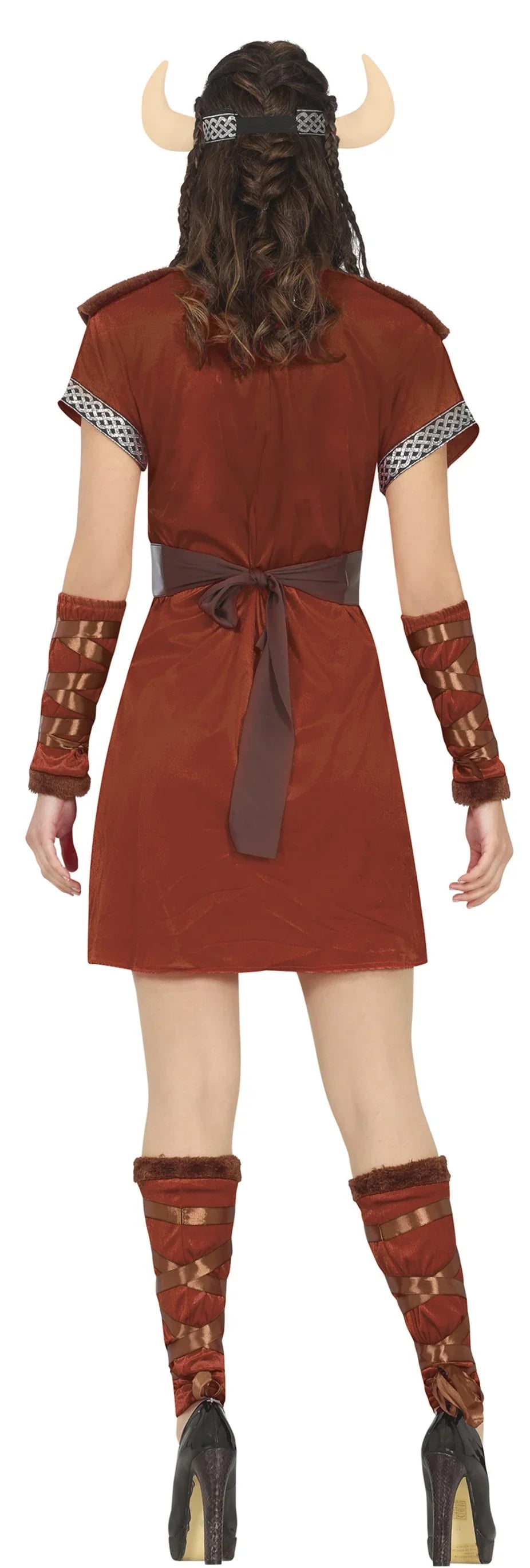 Disfraz de Guerrera Vikinga Marrón para Mujer Vikingos Guirca