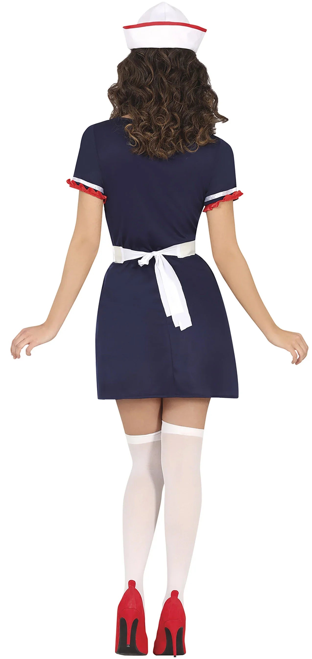 Disfraz de Marinera con Vestido para Mujer Marinero Guirca