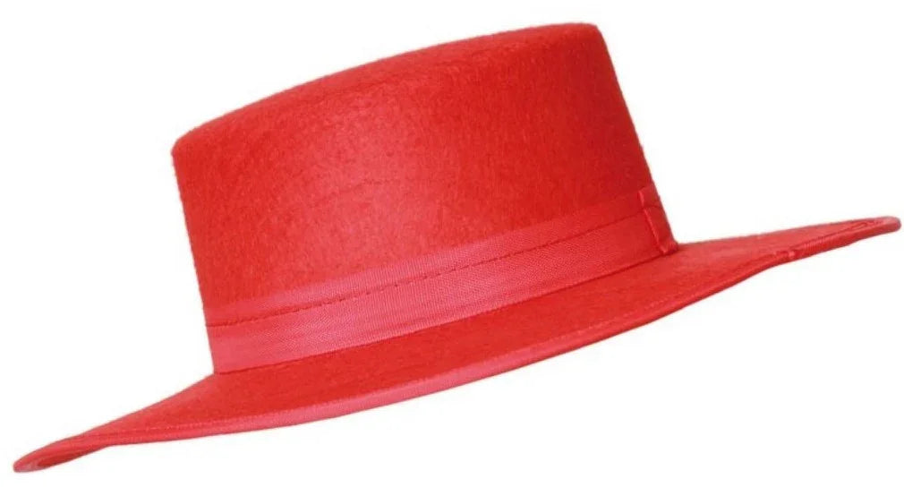 Sombrero de Cordobés Rojo para Adulto Sombreros de Cordobés EuroCarnavales