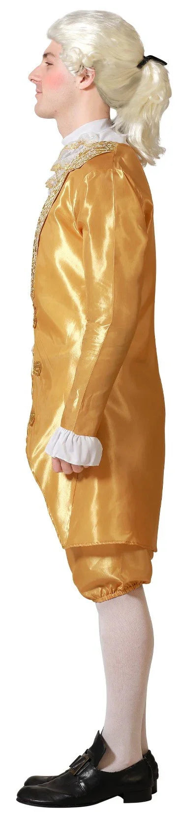 Disfraz de Cortesano Barroco Dorado para Hombre Venecianos y de Época Atosa