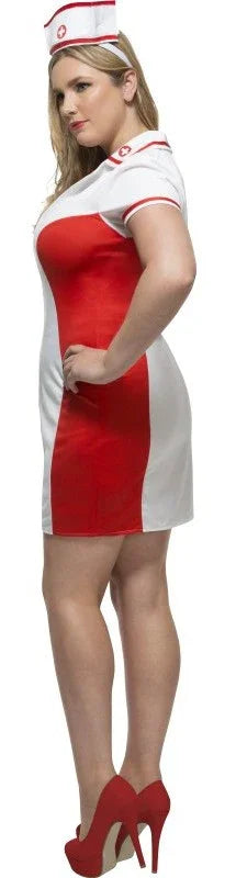 Disfraz de Enfermera Sexy en Talla Grande para Mujer Enfermera Smiffys