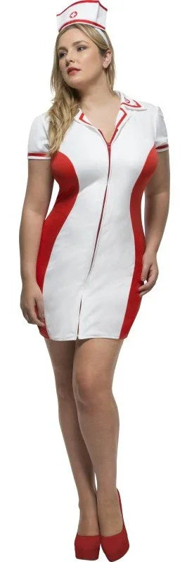 Disfraz de Enfermera Sexy en Talla Grande para Mujer Enfermera Smiffys