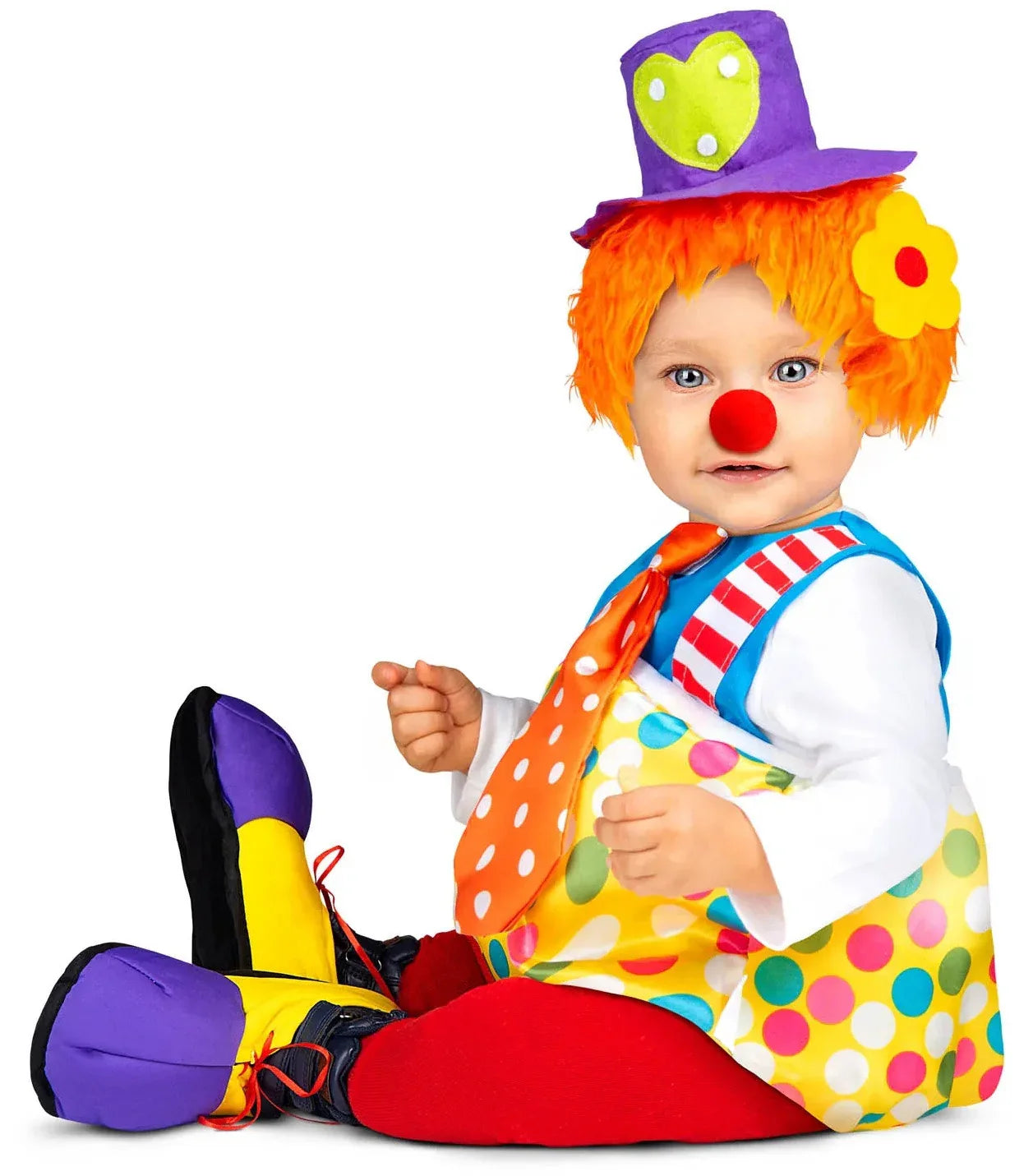 Disfraz de Payaso con Zapatos para Bebé Payaso Viving