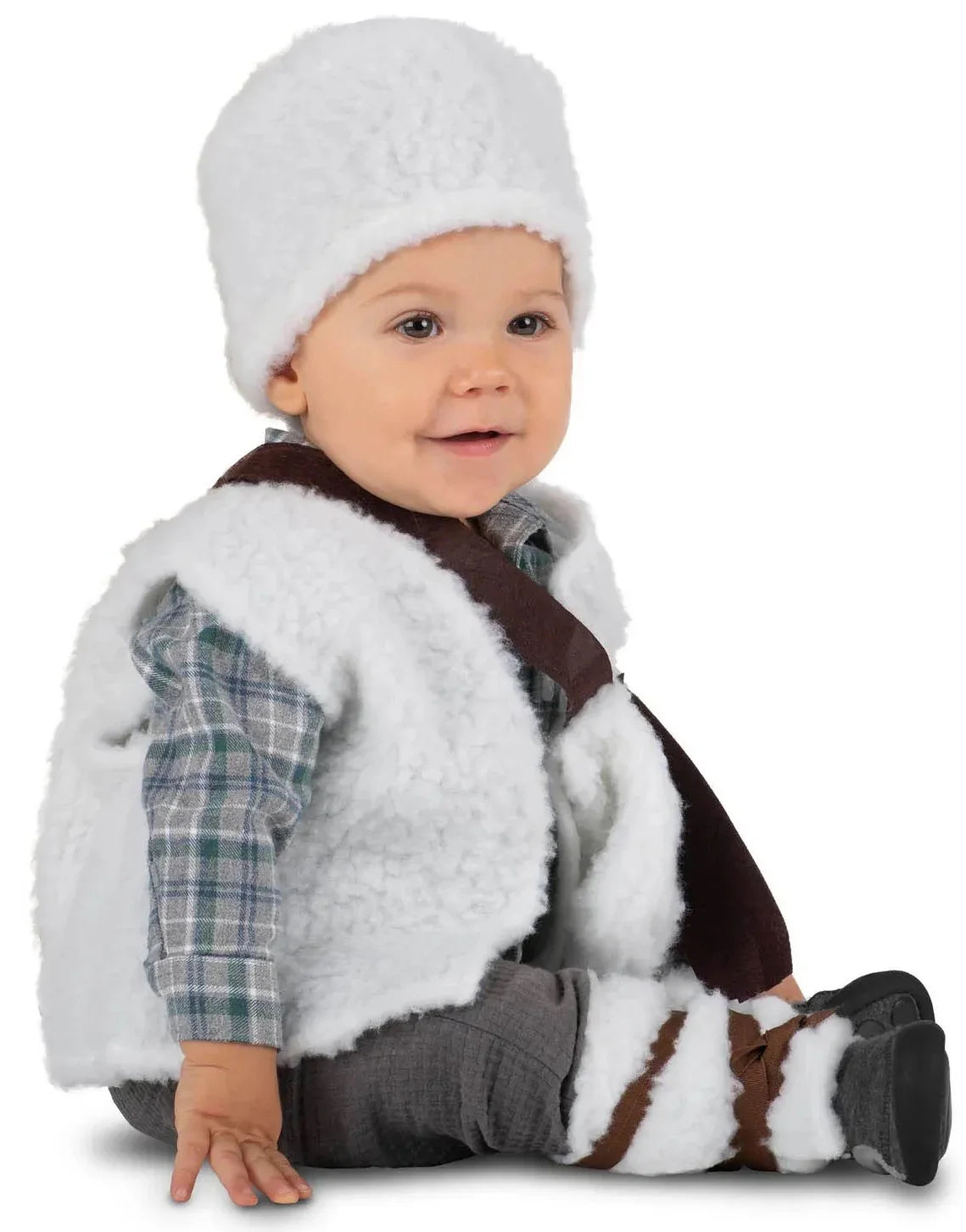 Disfraz de Pastorcillo con Zurrón para Niño Pastores Viving