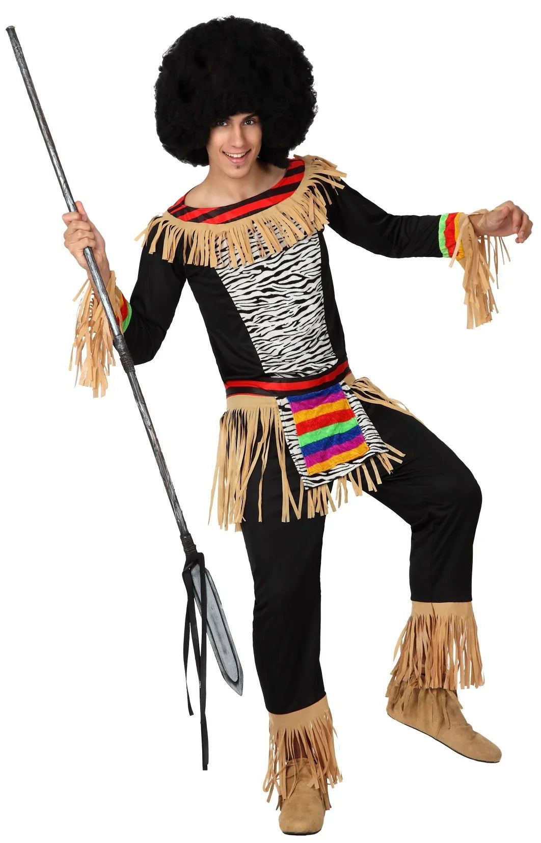 Disfraz de Africano para Hombre Adultos Atosa