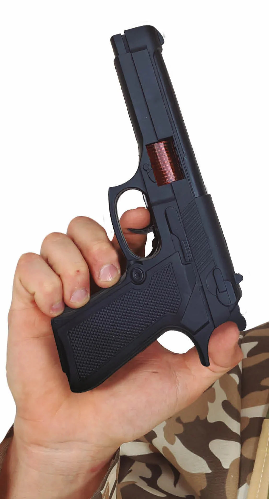 Pistola de Policía Negra con Sonido Pistolas, Rifles y Metralletas Guirca