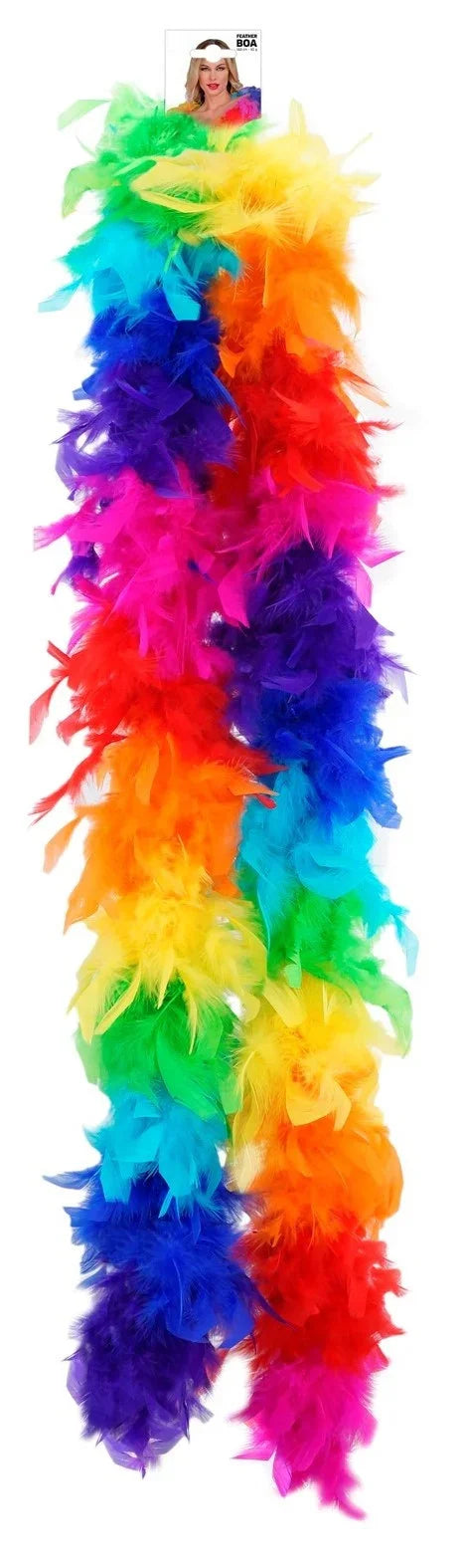 Boa de Plumas Arcoíris de 180cm Boas de Plumas Widmann