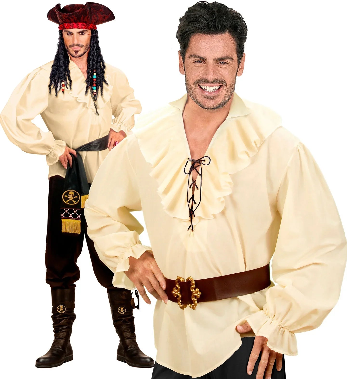 Camisa Medieval para Hombre Chaquetas, Chalecos y Camisas Widmann