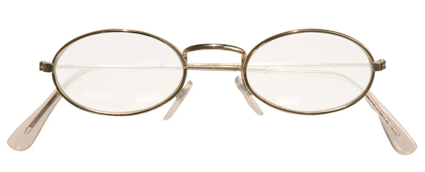 Gafas Doradas Ovaladas de Metal Gafas Widmann