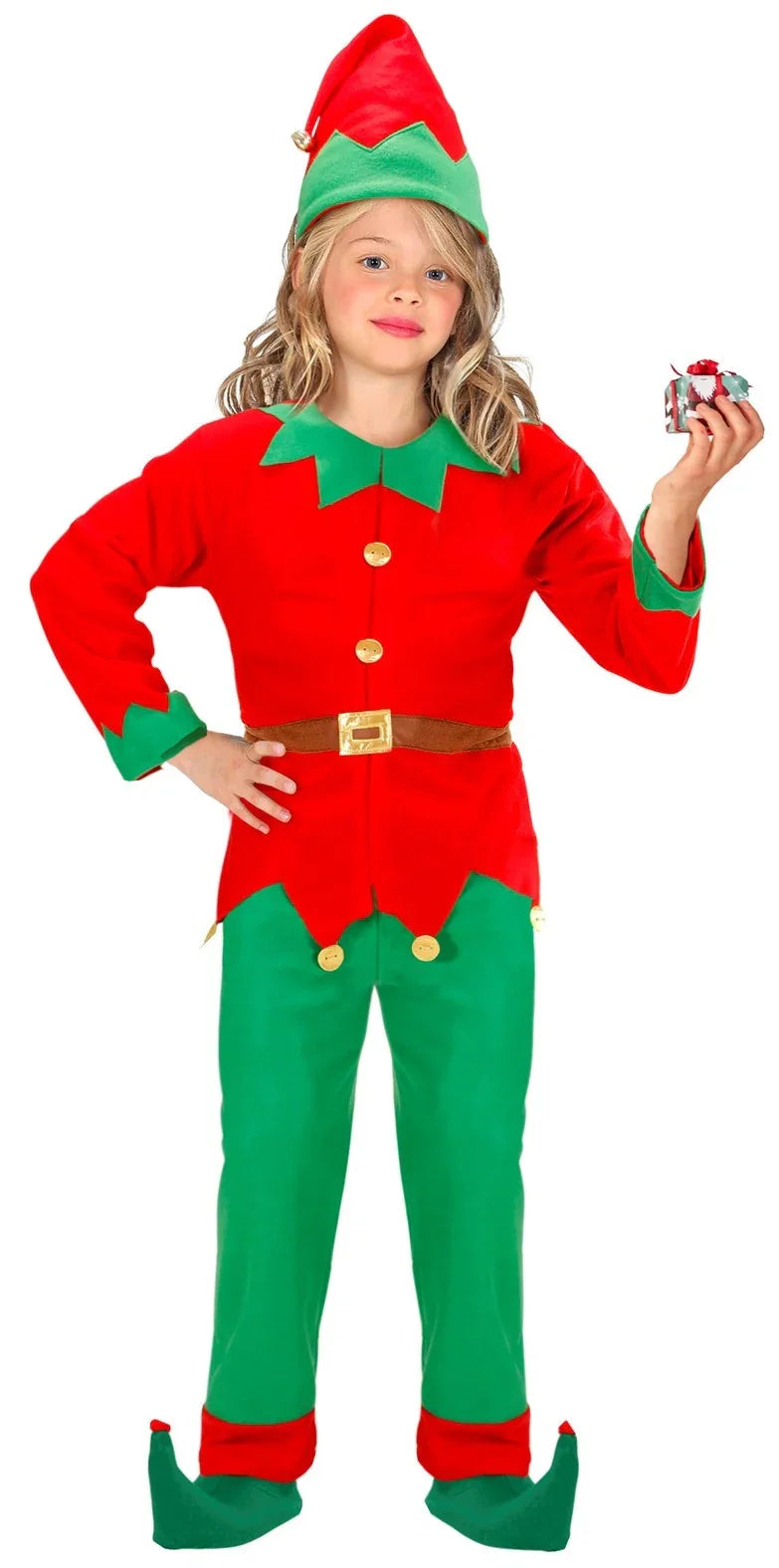Disfraz de Elfo de Navidad Infantil Elfos Navideños Widmann