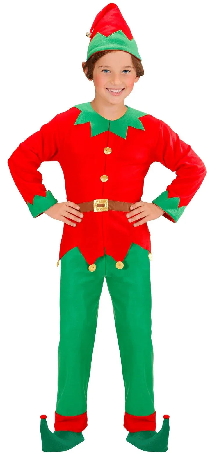 Disfraz de Elfo de Navidad Infantil Elfos Navideños Widmann
