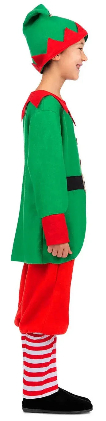 Disfraz de Elfo de Papá Noel para Niños Navidad Infantiles Viving