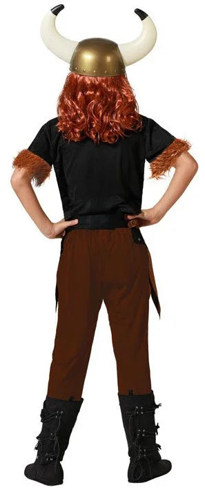 Disfraz de Vikingo Oscuro Infantil Vikingo Atosa