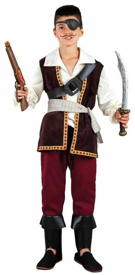 Disfraz de Pirata de los Mares para Niño Piratas Infantiles Fycar