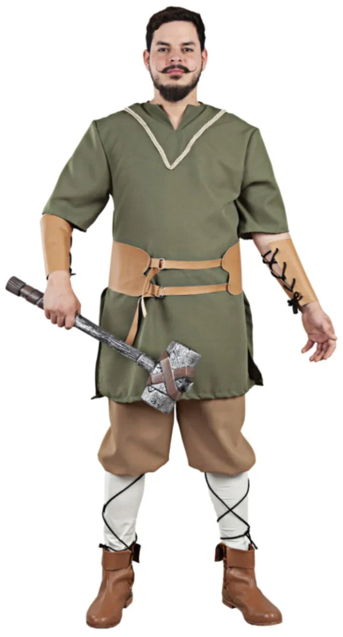 Disfraz de Labrador Medieval para Hombre Campesinos y Posaderos Medievales Fycar