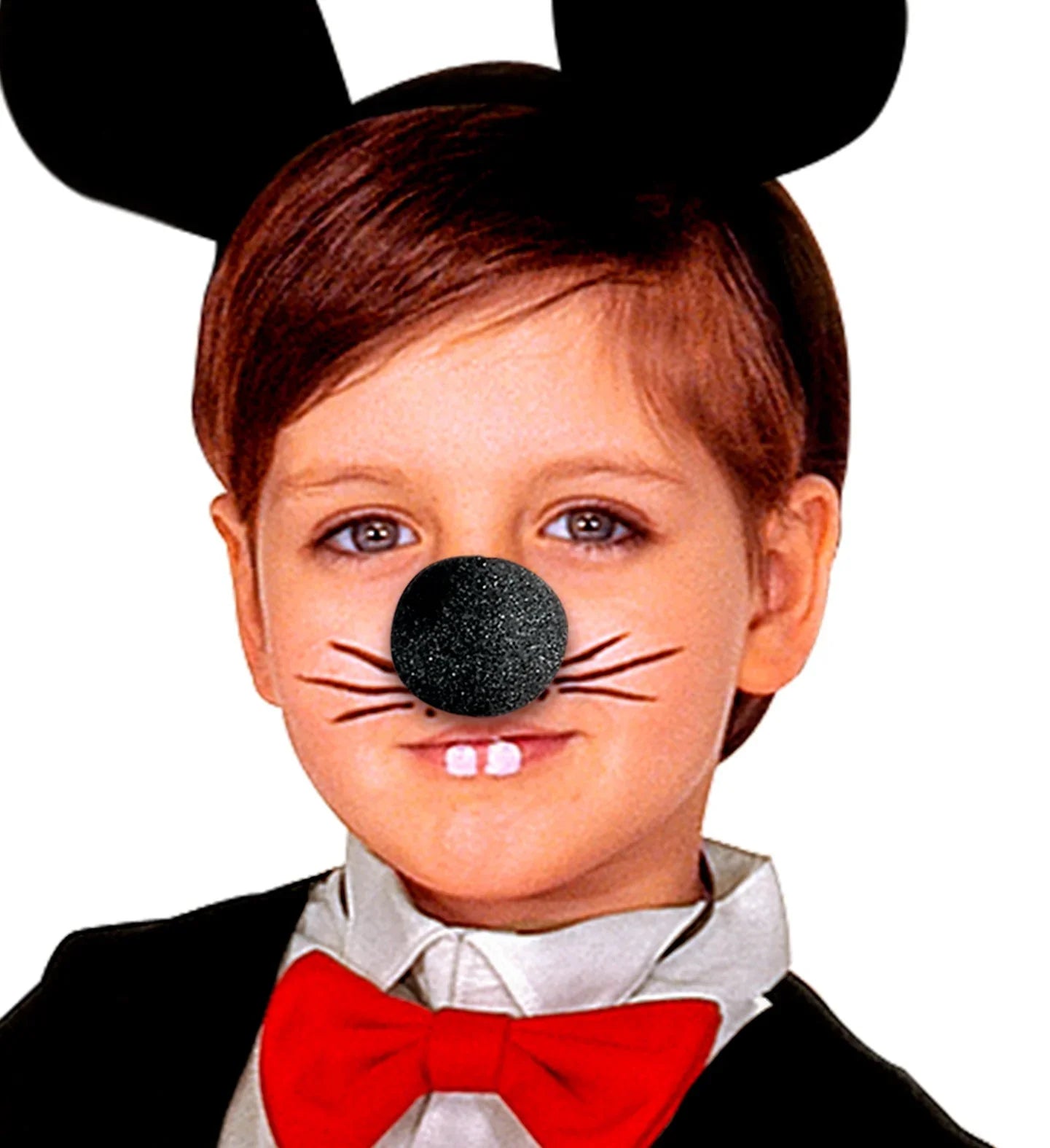 Nariz Negra de Espuma de Ratón Mickey Mouse COMPLEMENTOS Widmann