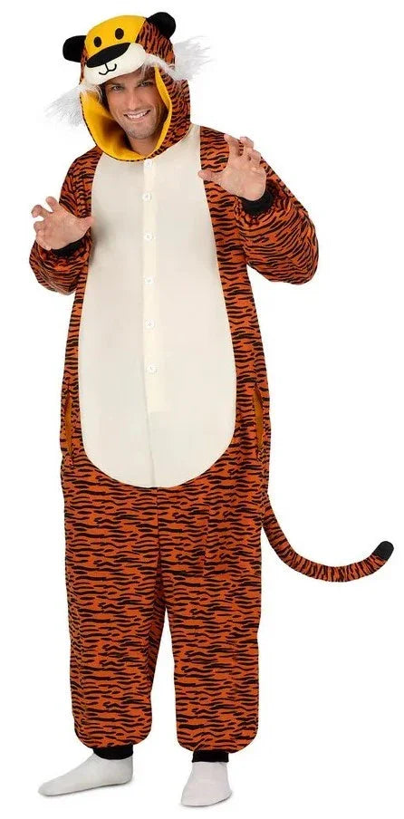Disfraz de Tigre Pijama para Adulto Tigre Viving