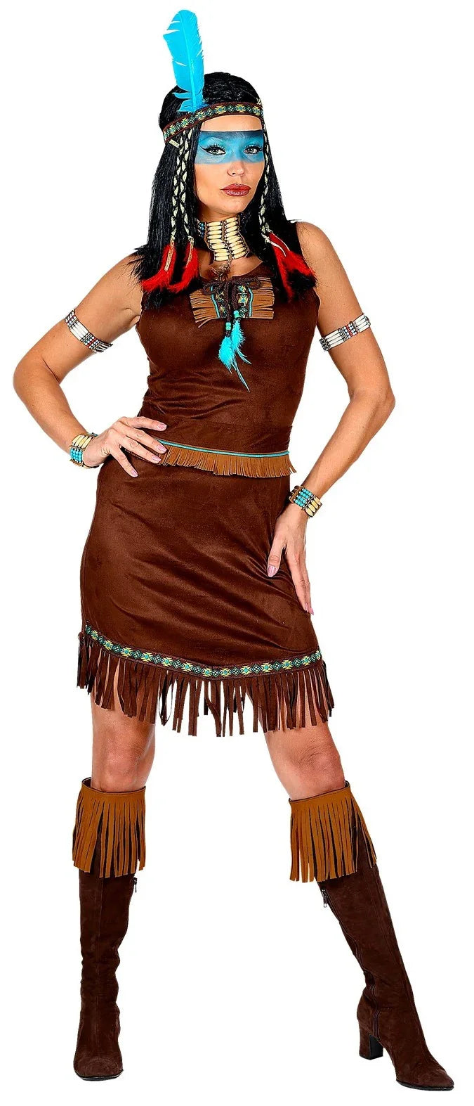 Disfraz de India Mohicana para Mujer Indio Widmann