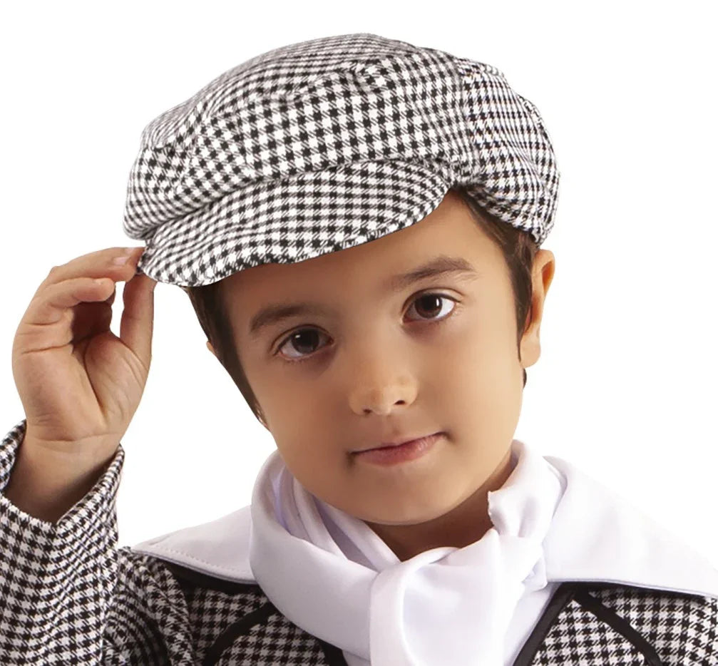 Gorra de Chulapo Madrileño para Niño Chulapos y Chulapas Rubies