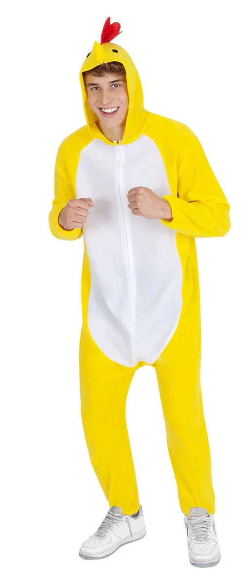 Disfraz de Pollo Amarillo para Adulto Pollo y Gallina Rubies