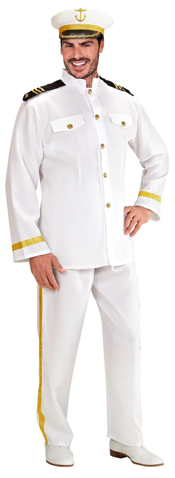 Disfraz de Capitán de Barco para Adulto Adultos Widmann